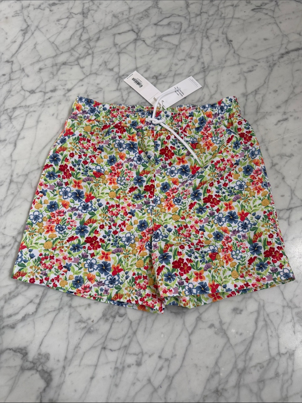 NWT Sz 8 Janie And Jack Boys Ditsy Floral Swim Short